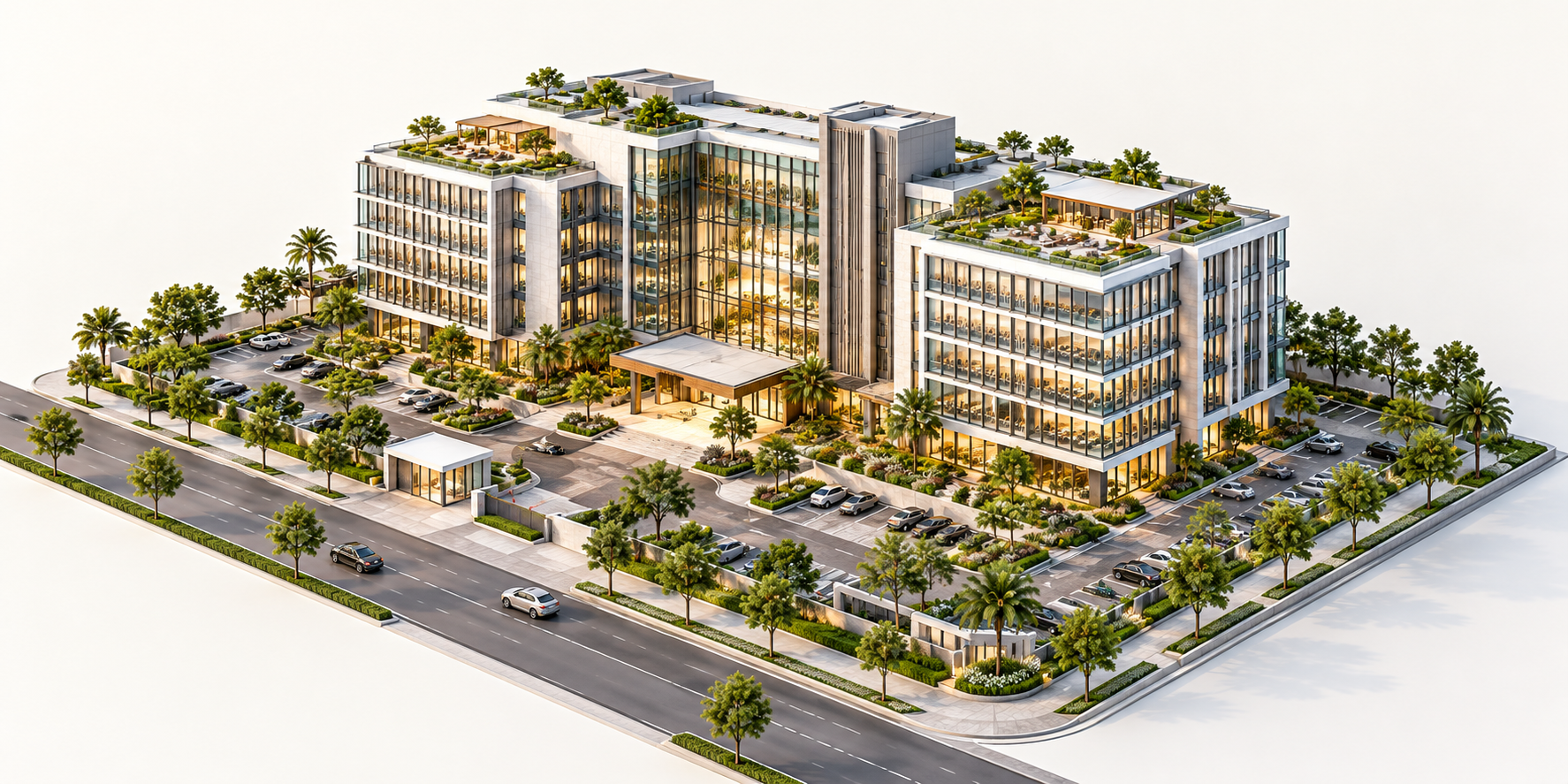 Office building architectural concept